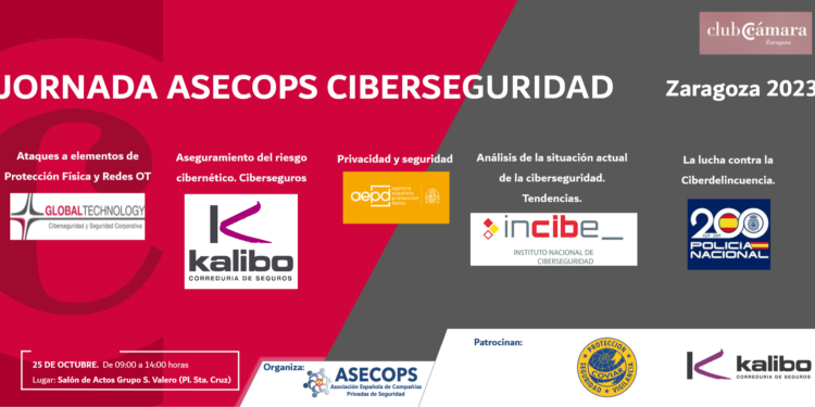 Cartel Jornada Asecops Zaragoza 2023